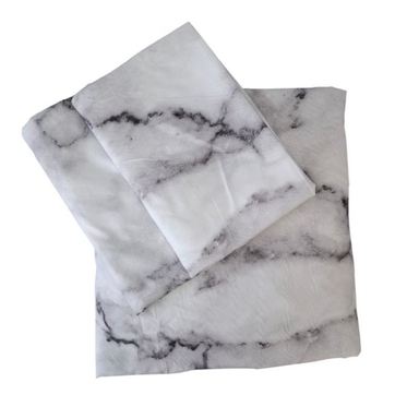 ست روتختی کشدار و روبالشی دو نفره مدل سنگی کد ML160MS مجموعه 3 عددی