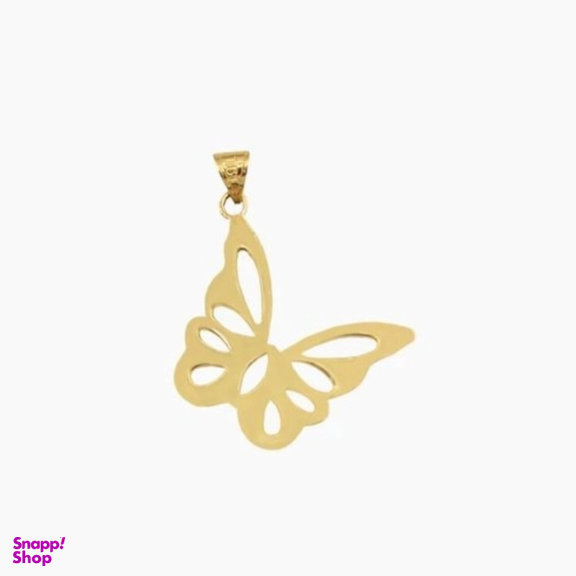 پلاک گردنبند طلا 18 عیار زنانه گوزن کد 85bkf47