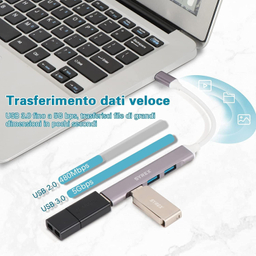 هاب 4 پورت USB سایرکس مدل SX-CU9003