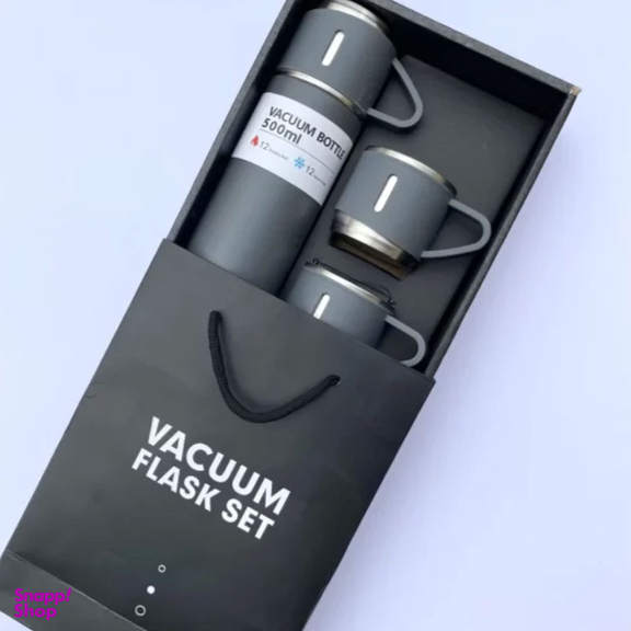 فلاسک مدل کادویی Vacuum Flask Set گنجایش 0.5 لیتر به همراه لیوان