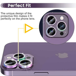 محافظ لنز دوربین بوف مدل Diamond-Luxury-G مناسب برای گوشی موبایل اپل iphone 14 Pro Max / 14 Pro