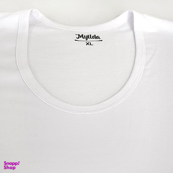 زیرپوش آستین دار مردانه ماییلدا مدل پنبه ای کد 4710-2 رنگ سفید بسته 2 عددی