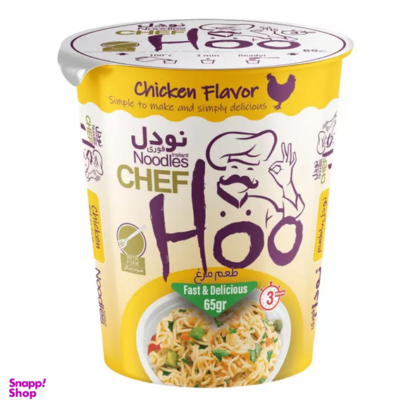 نودل لیوانی شف هو طعم مرغ وزن 65 گرم