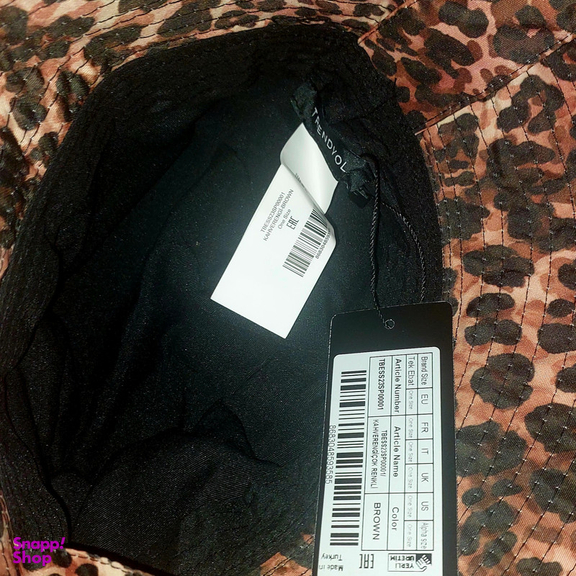 کلاه باکت زنانه ترندیول مدل آنتی باکتریال طرح پلنگی