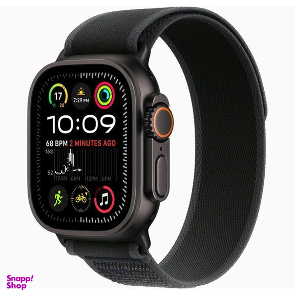 ساعت هوشمند اپل مدل Ultra 2 Black Titanium Case Alpine Loop 49mm
