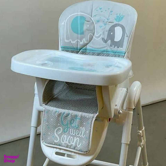 صندلی غذاخوری کودک بی بی ماک مدل فیل و قلب کد Z112