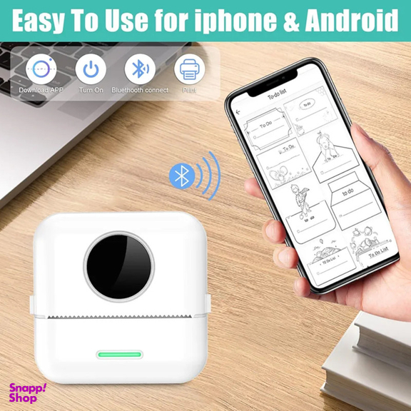 مینی پرینتر حرارتی ناب سل مدل پرتابل شارژی کد Nab-1