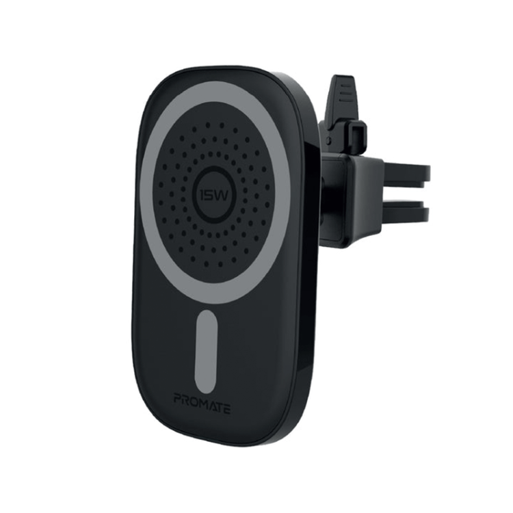 شارژر مغناطیسی و هولدر گوشی موبایل پرومیت مدل Ventmag-15W