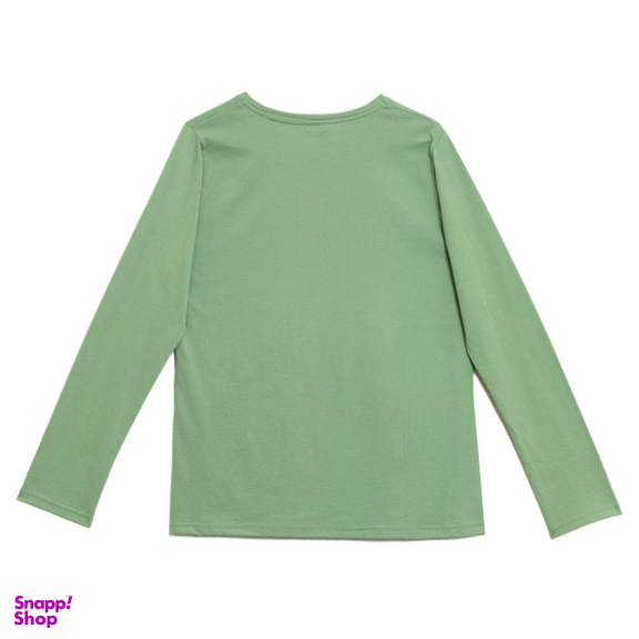 بلوز زنانه برنس مدل سلینا رنگ سبز روشن