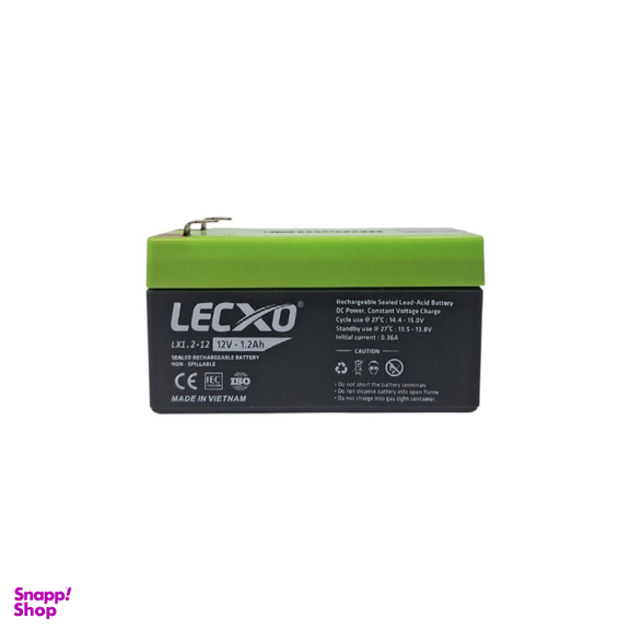 باتری UPS لکسو 12 ولت 1.2 آمپر مدل LX1.2-12