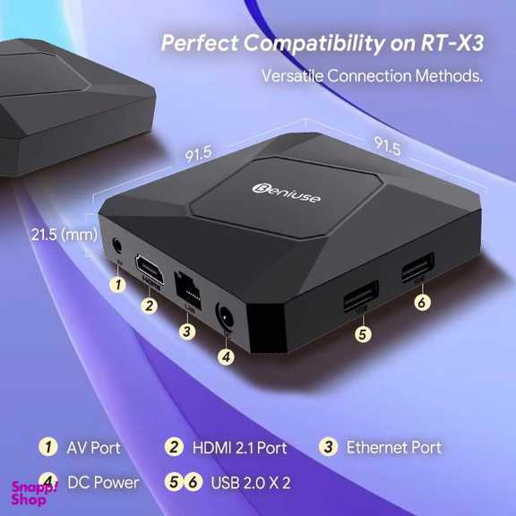 اندرویدباکس بنیوس مدل RTX3