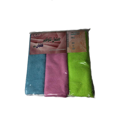 دستمال نظافت کابان مدل نانوفایبر مجموعه 3 عددی