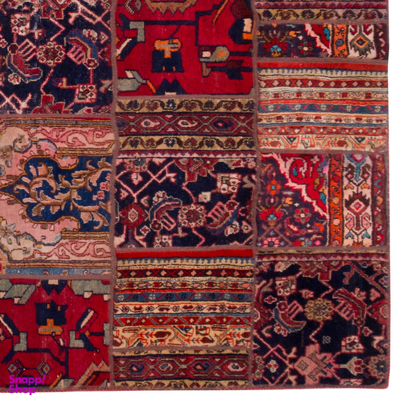 فرش کلاژ دستباف سی پرشیا کد 130242 سایز 240x158 سانتی‌ متر