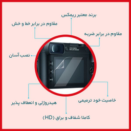 محافظ صفحه نمایش دوربین شفاف ریمکس مدل HyGEL مناسب برای دوربین دیجیتال کانن EOS 2000D بسته 3 عددی