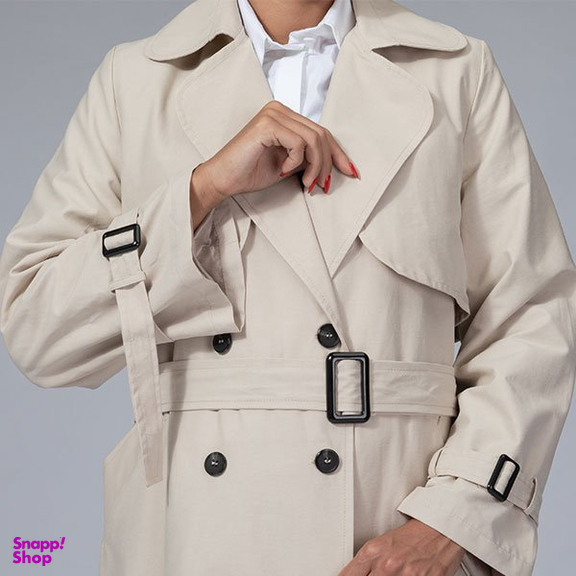 بارانی زنانه برنس مدل ژربا رنگ کرم