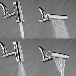 شیر آشپزخانه توفیق مدل النگویی آبشاری چهارحالته