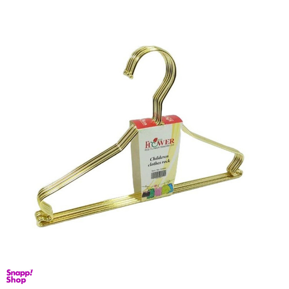 چوب لباسی کودک ردفلاور مدل A-644 G بسته 6 عددی