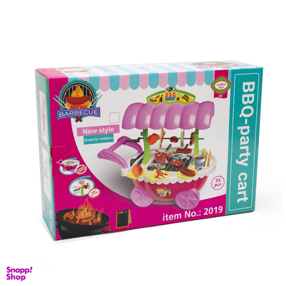 ست چرخ باربیکیو سیار کودکانه کد GT2019
