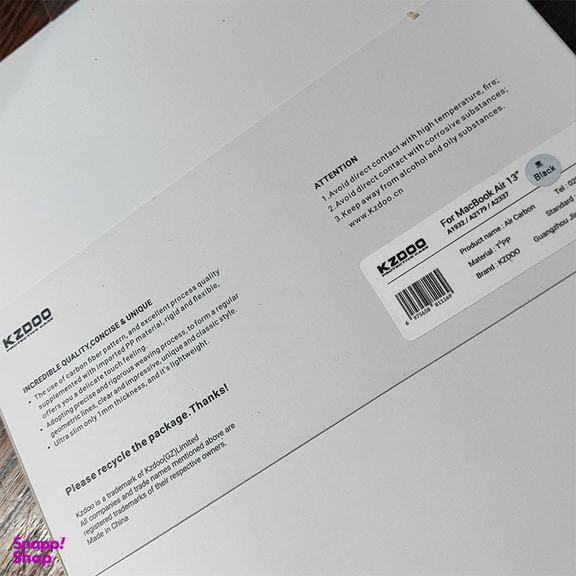 کاور کی -زد دوو مدل Air Carbon مناسب برای مک بوک Air 13 / A2681 / M2 2022 / A3113 / M3 2024