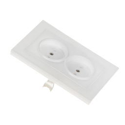 پریز برق دوقلو خیام الکتریک مدل KH8055