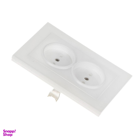 پریز برق دوقلو خیام الکتریک مدل KH8055