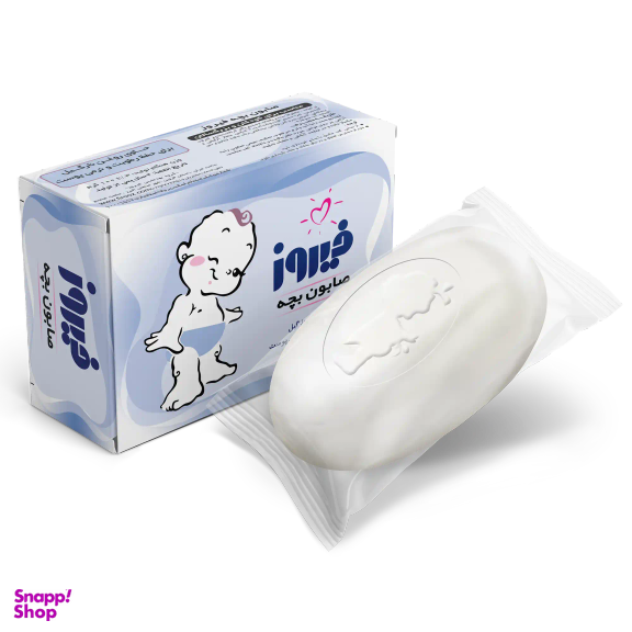 صابون بچه فیروز مدل روغن نارگیل وزن 100 گرم