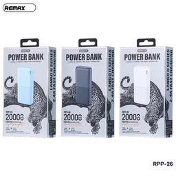 پاوربانک ریمکس مدل RPP-26 ظرفیت 20000 میلی آمپر ساعت