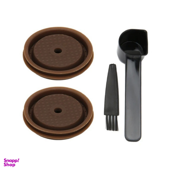 درپوش سیلیکون کپسول قهوه قابل شارژ نسپرسو مدل Silicone Lid بسته 2 عددی