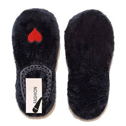 پاپوش پولیشی FASHION مدل گلدوزی طرح قلب کد S17