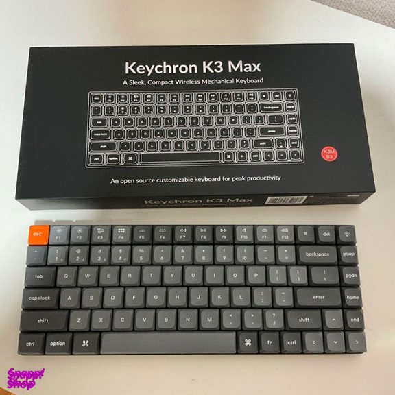 کیبورد بی سیم مکانیکی کیکرون مدل K3 Max RGB Brown Switch