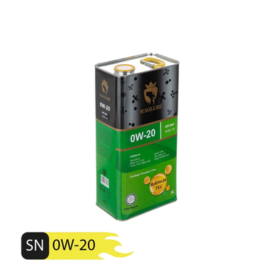 روغن موتور خودرو مگلوب مدل  Platinum TEC 0W-20 حجم 5 لیتر