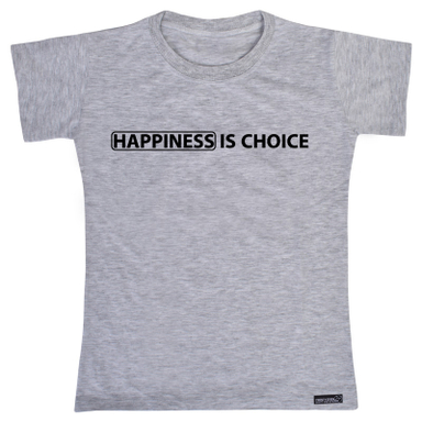تی شرت آستین کوتاه پسرانه 27 مدل Happiness Is Choice کد MH 970