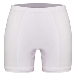 شورت مردانه ماییلدا مدل پادار پنبه ای کد 4702-4 رنگ سفید بسته 4 عددی