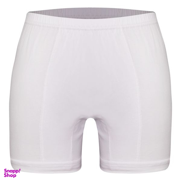 شورت مردانه ماییلدا مدل پادار پنبه ای کد 4702-4 رنگ سفید بسته 4 عددی