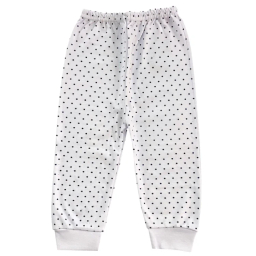 ست تیشرت آستین بلند و شلوار راحتی نوزادی مدل اردک کد 4117 رنگ سفید