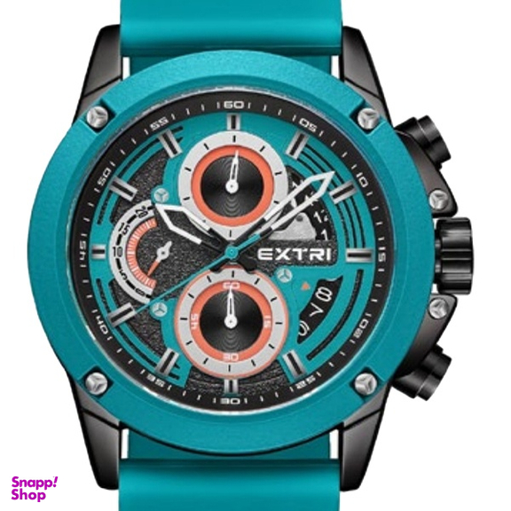 ساعت عقربه ای مردانه اکستری کد X6065-H رنگ آبی مشکی