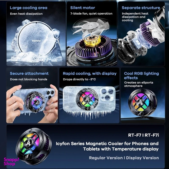 خنک کننده گوشی موبایل ریمکس مدل RT-F7i