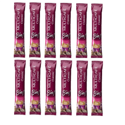 کافی میکس 3 در 1 مولتی کافه وزن 18 گرم بسته 12 عددی