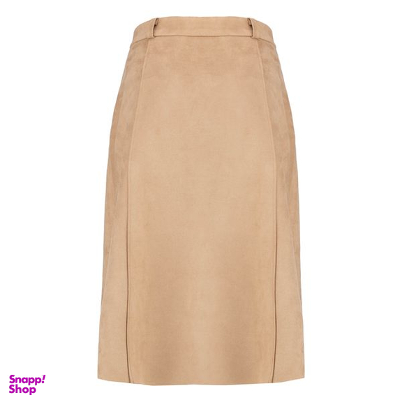 دامن زنانه سرژه مدل 210199 رنگ نسکافه ای