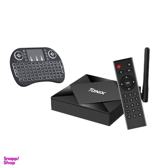 اندروید باکس تانیکس مدل 4/64- TX6S به همراه کیبورد هوشمند تاچ پد