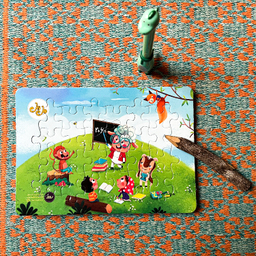 پازل فومی طرح ململ