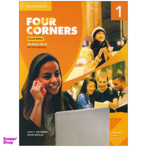کتاب Four Corners Second Edition اثر Jack Richards انتشارات کمبریدج مجموعه دو جلدی به همراه سی دی