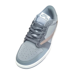 کفش مردانه طرح نایک جردن مدل تراویس خیابانی کد 773 رنگ خاکستری