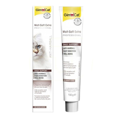 خمیر مالت گربه جیم کت مدل Gim Cat Paste Anti Hairball وزن 100 گرم