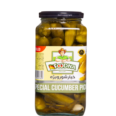 خیارشور ویژه فودنا وزن 630 گرم