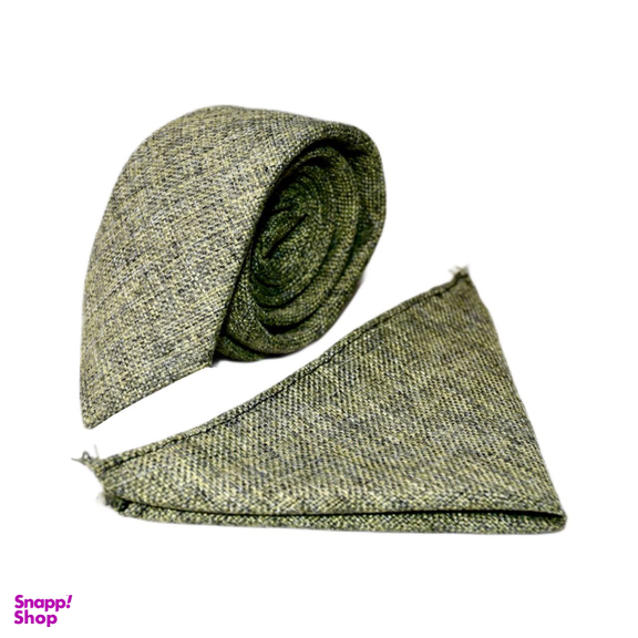 ست کراوات و دستمال جیب مردانه آیکت مدل محو