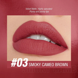 رژ لب مایع او تو او مدل Smoky Cameo Brown شماره 03