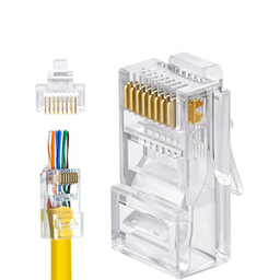 سوکت شبکه CAT6 مدل OPEN END بسته 100 عددی