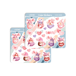 برچسب لاژید مدل کارتونی کد GN210 بسته 2 عددی