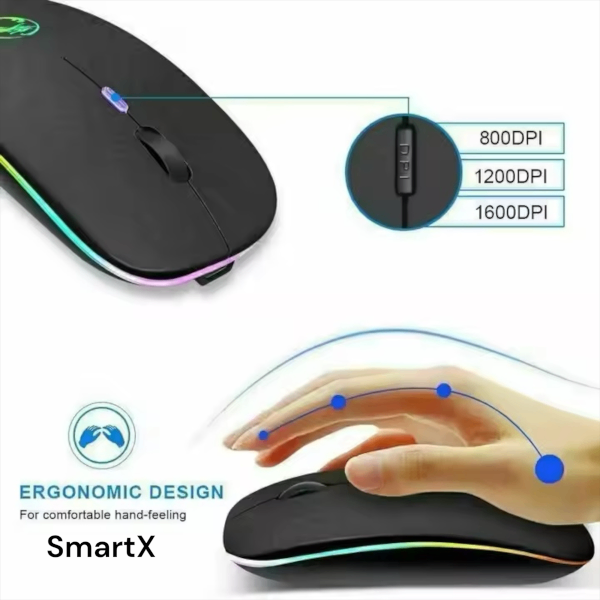 ماوس بی سیم مدل Silent RGB